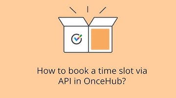How to book a time slot via API