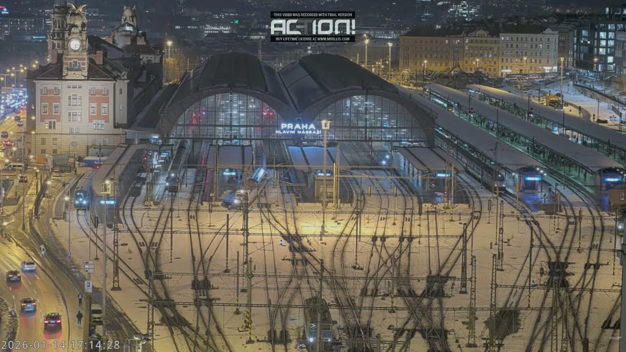 Hlášení Praha hlavní nádraží - Zrušení vlaku EC 263 a EC 460, 14.1.2026 [INISS 2]