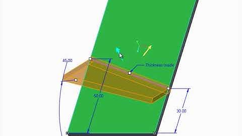Tutorial  Creating Bend Features - Creo