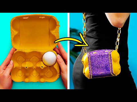 Видео: Как сделать очаровательные твари из картонной коробки для яиц