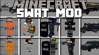 Minecraft SWAT MOD / BECOME A SWAT POLICE OFFICER AND PROTECT THE BANK!! Minecraft screenshot 5
