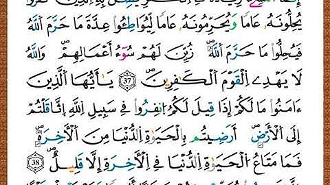 ختمة مصحف التجويد برواية قالون الصفحة رقم  193