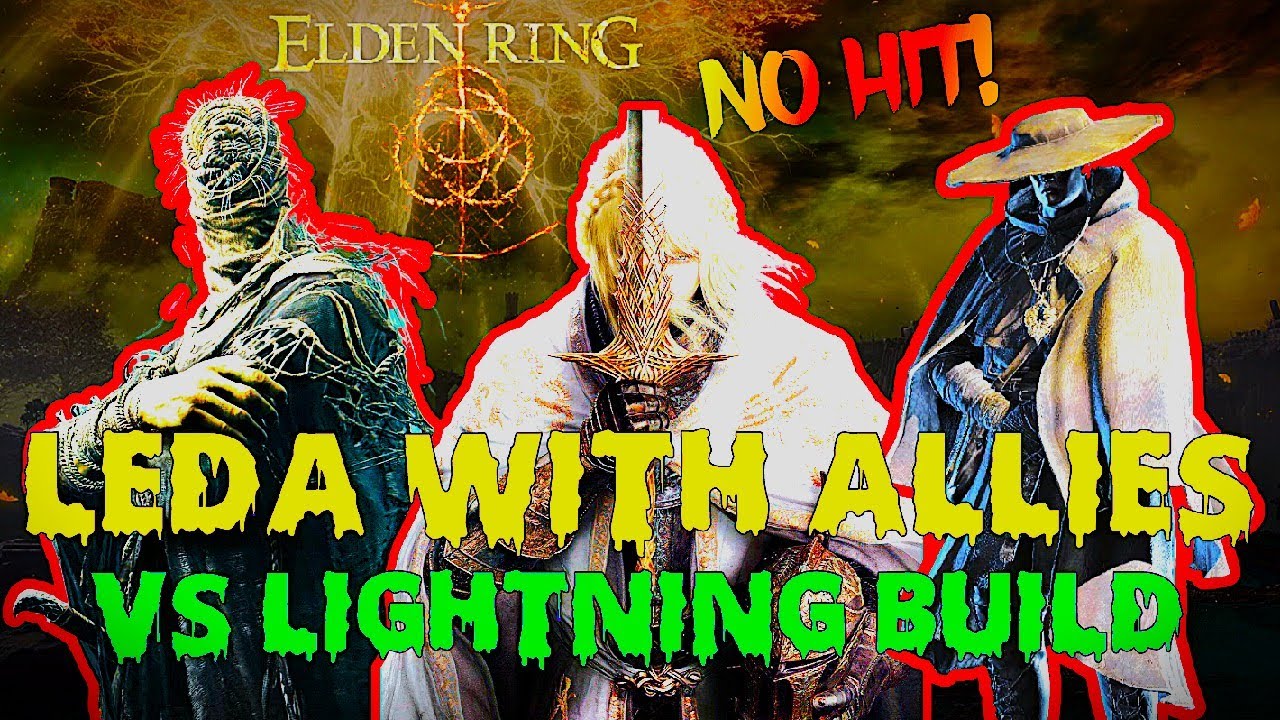 Needle Knight Leda & Allies DELETED by Lightning Build⚡NG+2 NO HIT | Elden Ring DLC+