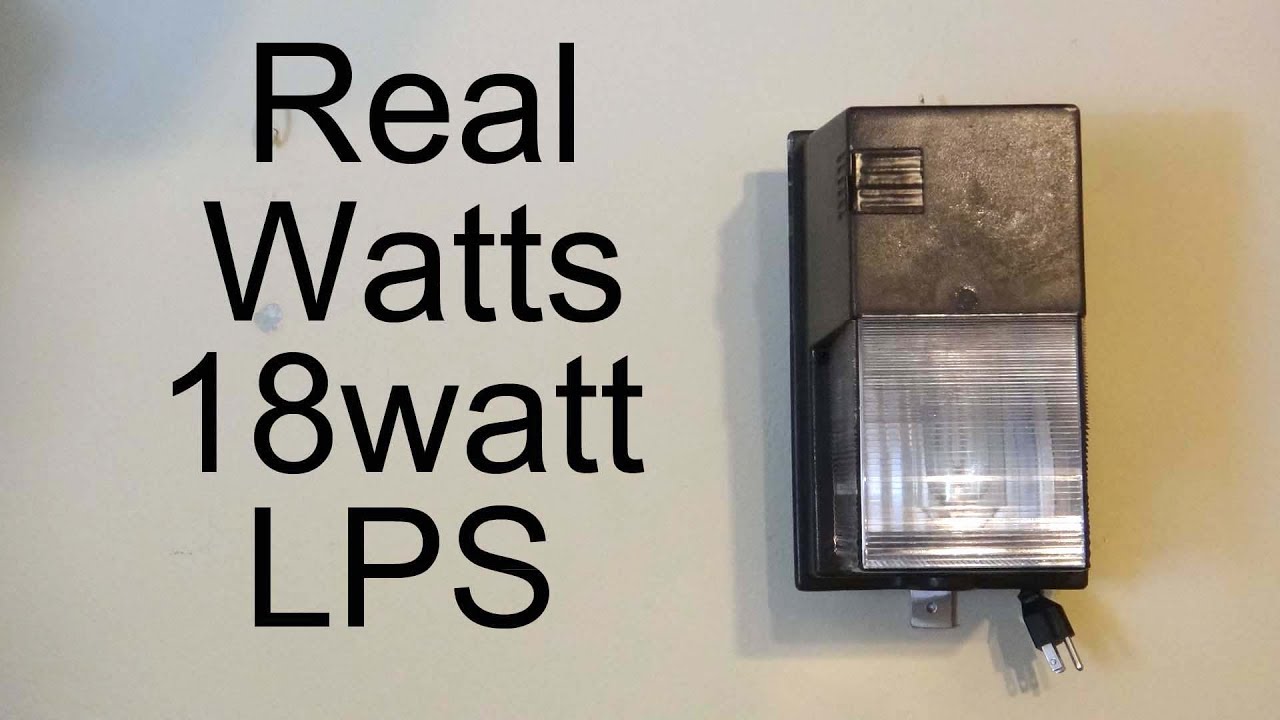 18 Watt Low Pressure Sodium Light Fixture Thomas and Betts ES2-18LPS