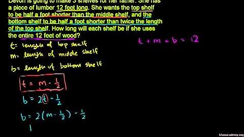 Example 4: Solving a word problem with substitution