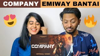 EMIWAY - COMPANY REACTION (OFFICIAL MUSIC VIDEO) | DPLANET REACTS | CHAITALI VISHAL