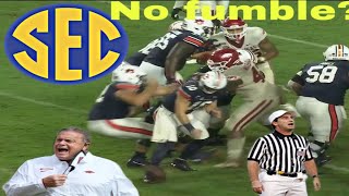 There is a SERIOUS PROBLEM With SEC Officiating