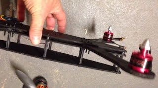 ZMR430 Quadcopter Rebuild. Turn it Upside Down. Part 1. DJI 2212 Hobbyfan ESC