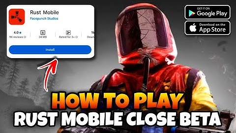 How To Download Rust Mobile Close Beta Test 🤩 | IAMBR3 GAMING