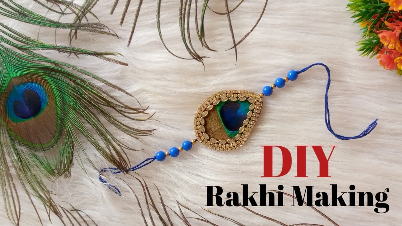 How To Make Rakhi At Home | Rakhi Making | Rakhi Making ideas | Diy ...