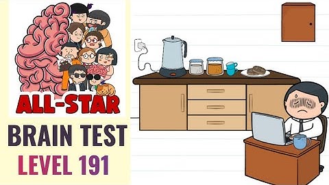 Brain Test All Star Level 191 | Help him get ready for work | Walkthrough