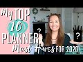 MY TOP 10 PLANNER MUST HAVES FOR 2020 | HAPPY PLANNER SUPPLIES FOR BEGINNERS