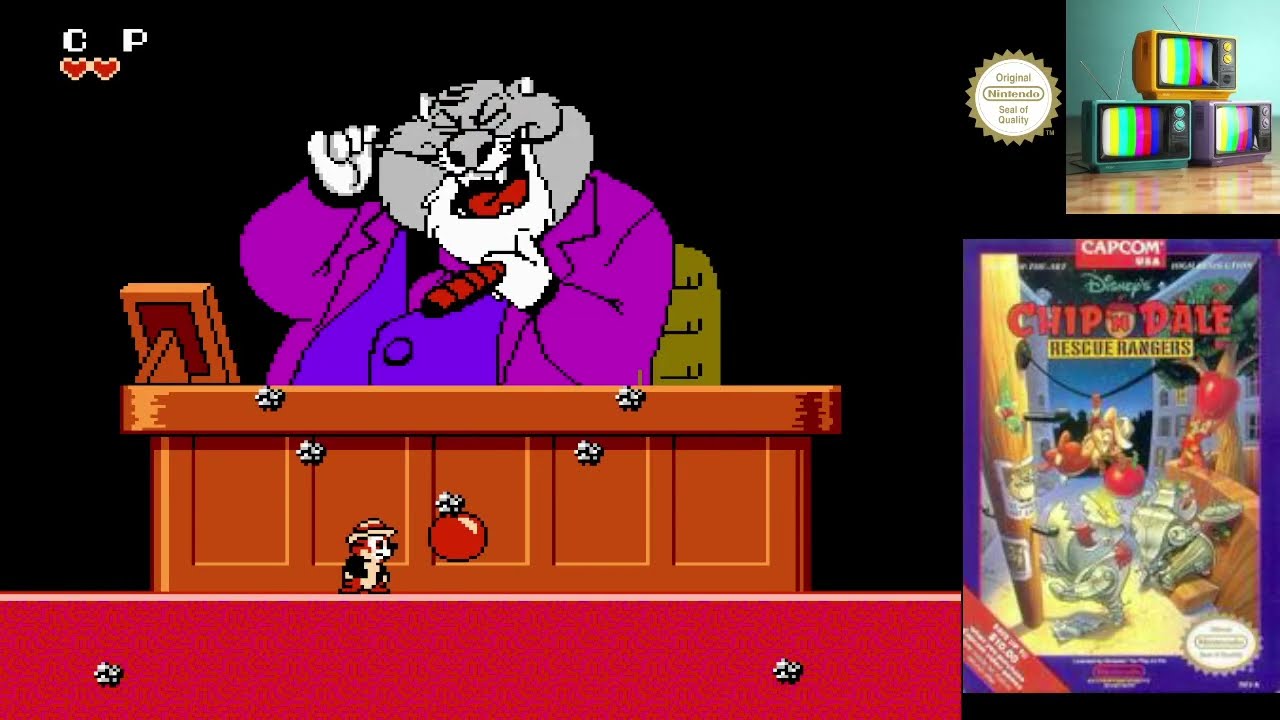NES Chip And Dale | Full Game | Walkthrough | No Commentary - #chipanddale #retrogaming  #nintendo
