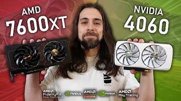 RX 7600 vs RX 7600 XT vs RTX 4060 - Productivity & Gaming Benchmarks