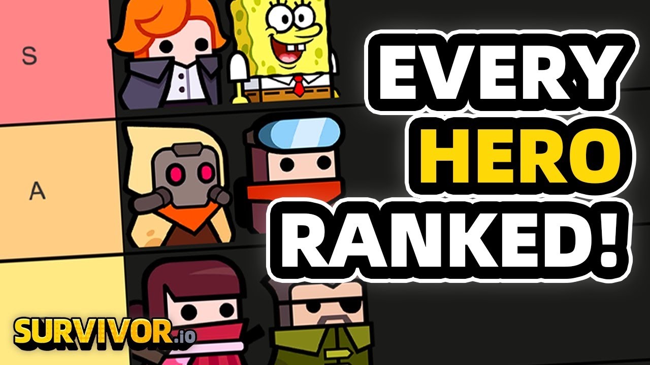 BEST & WORST Heroes in Survivor.io TIER LIST - EVERY SURVIVOR RANKED! 