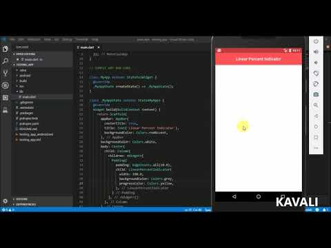 FLUTTER - Linear Percent Indicator
