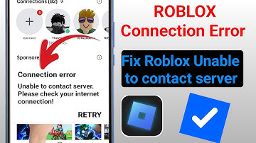 ROBLOX Connection Error Problem | Fix Roblox Unable to contact server 2025