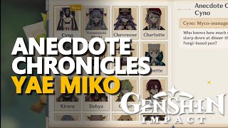 Anecdote Chronicles Yae Miko Genshin Impact