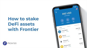 How to stake DeFi assets with Frontier