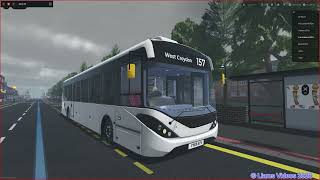 Roblox Croydon Bus Simulator Alexander Dennis Enviro 200 MMC Route 157 to Bus Station