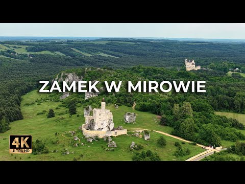 Zamek Mirów z drona