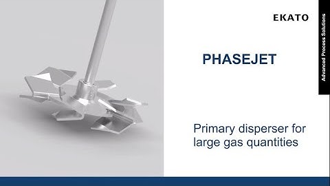 EKATO PHASEJET - Impeller for dispersing large gas quantitites