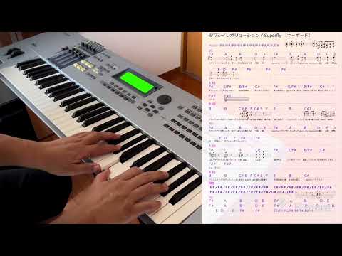 タマシイレボリューション / Superfly 【シンセ・キーボード】【コード】【フレーズメモ】