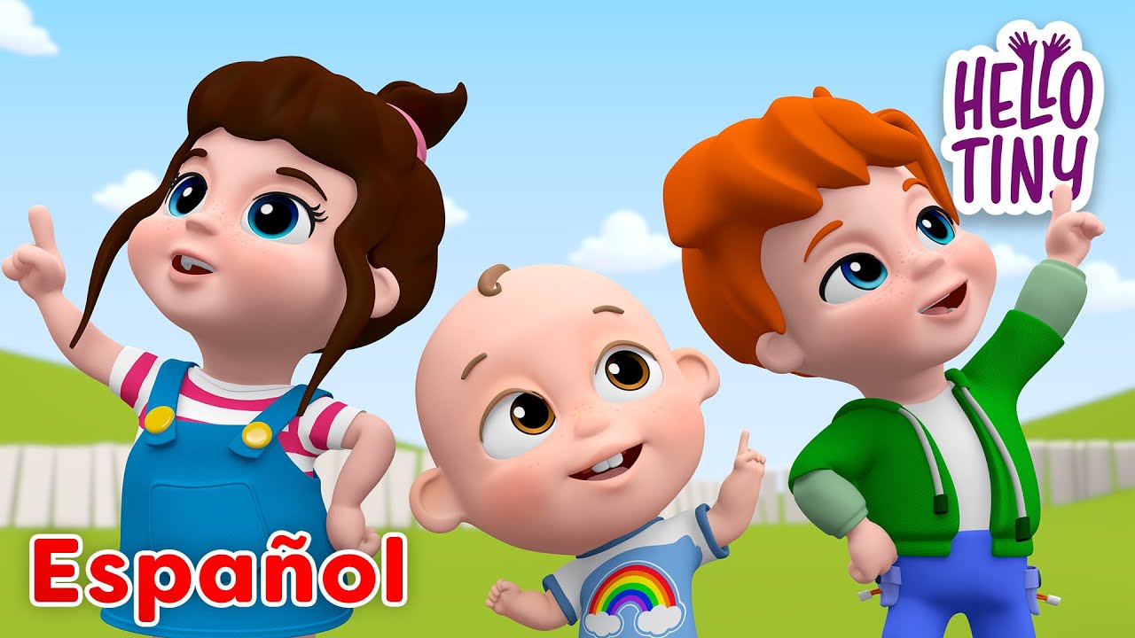 Un dedito 👆 | Hello Tiny en Español | Canciones infantiles para bebes ...