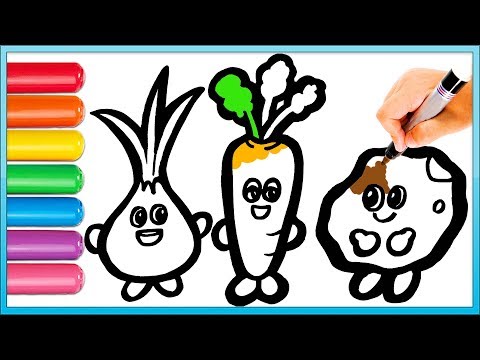 Video: Gemüsefärbung