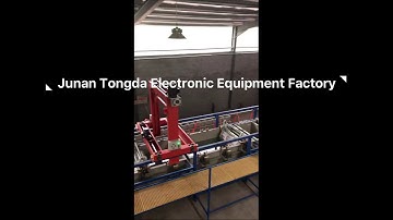 Test before delivery: Automatic Type Zinc barrel plating equipment