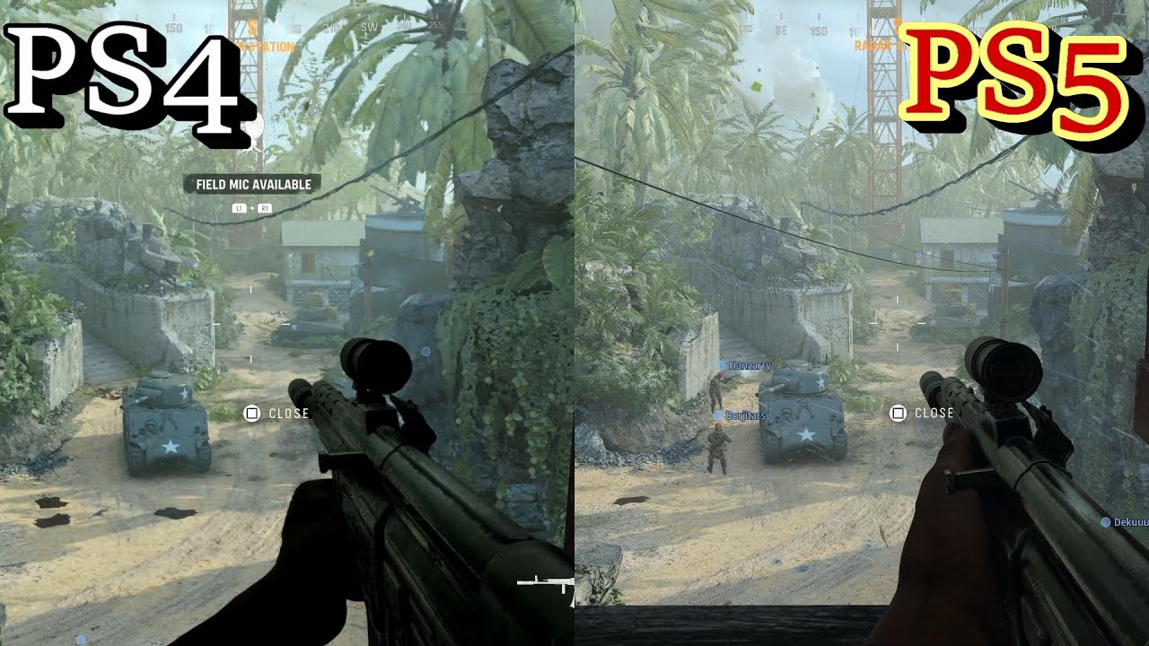 Call of Duty Vanguard Alpha Comparison Video Confirms Reconstruction  Rendering on PlayStation Consoles and More