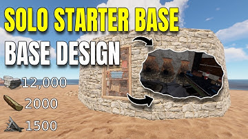 Rust Solo Starter Base - Early Game - Armored Safehouse