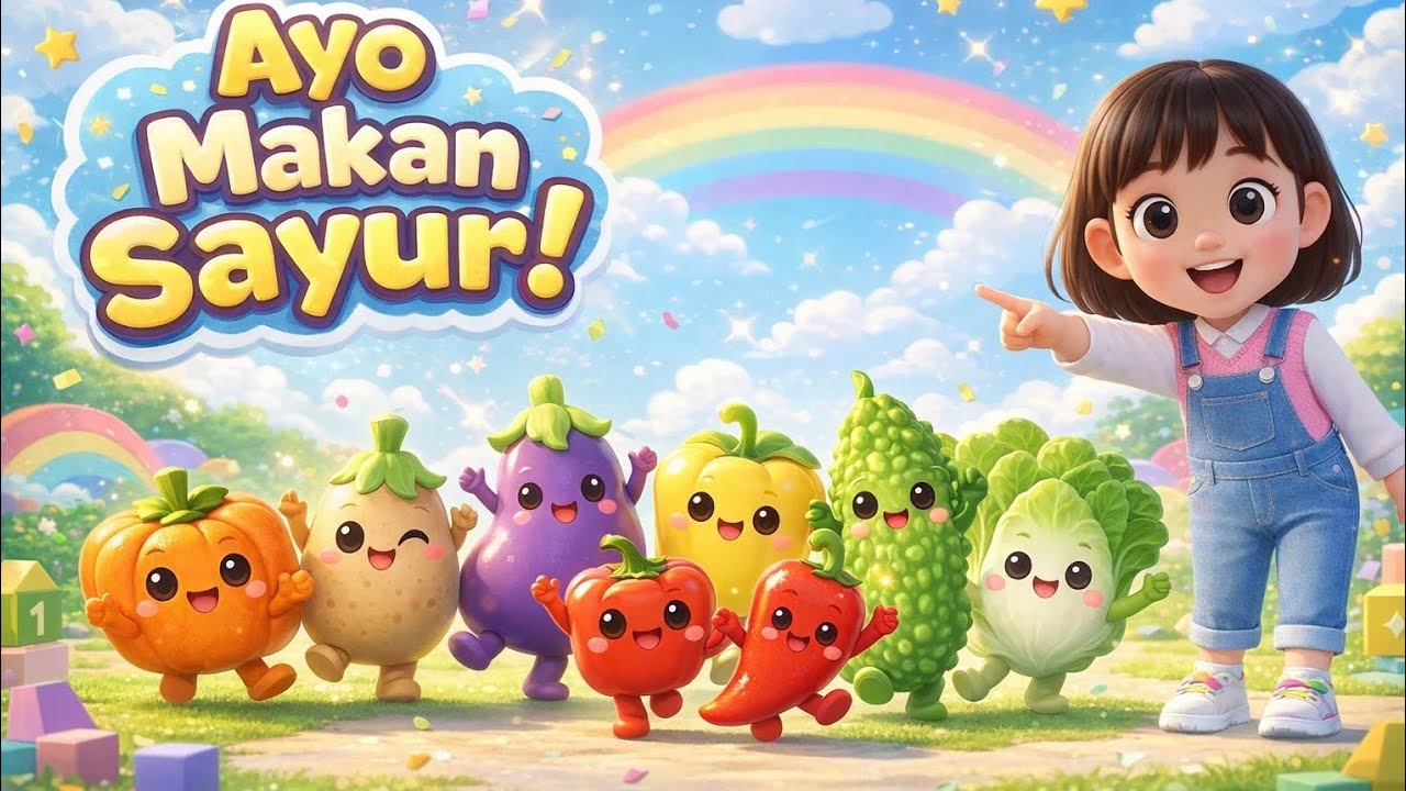 Давайте есть овощи | Детская познавательная песенка: Узнаем об овощах и их пользе для здоровья