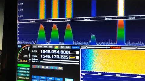 SP5MG Inmarsat VoICE Chanel - RTLsdr V3 and Jaero