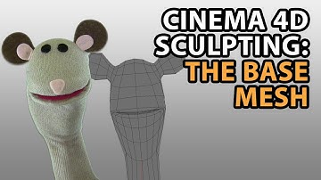 Cinema 4D Sculpting Tutorial: Base Mesh