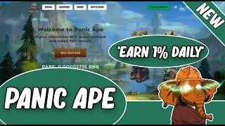 Panic Ape Review || Earn 1% Daily || BNB APE NFT || EARN $PAPE