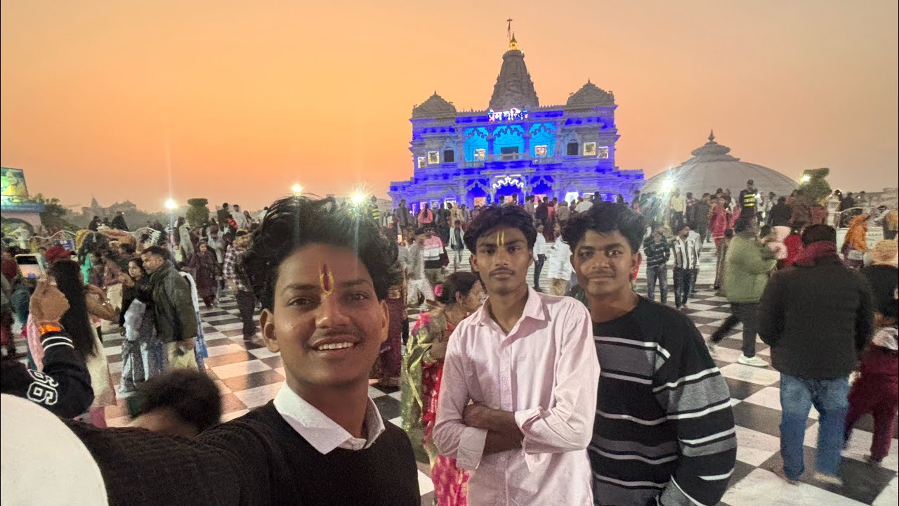 Prem Mandir Cinematic Tour | A Night of Lights & Devotion