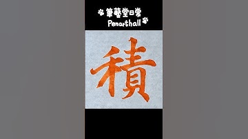 蘆洲硬筆字及書法兒童班招生中#calligraphy #漢字 #書道  #書法  #달필  #智永千字文〔積〕字 音樂: 少留URL: https://enjoymusic.ai