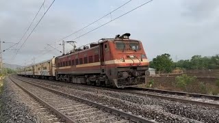 Bhusawal WAP-4 with 22185 Ahmedabad - Pune Ahimsa SF Express