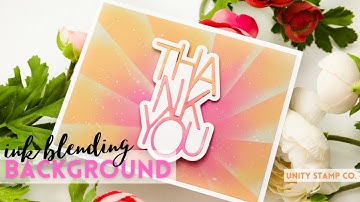 DIY Easy Ink Blend Background on Kraft | Easy Backgrounds