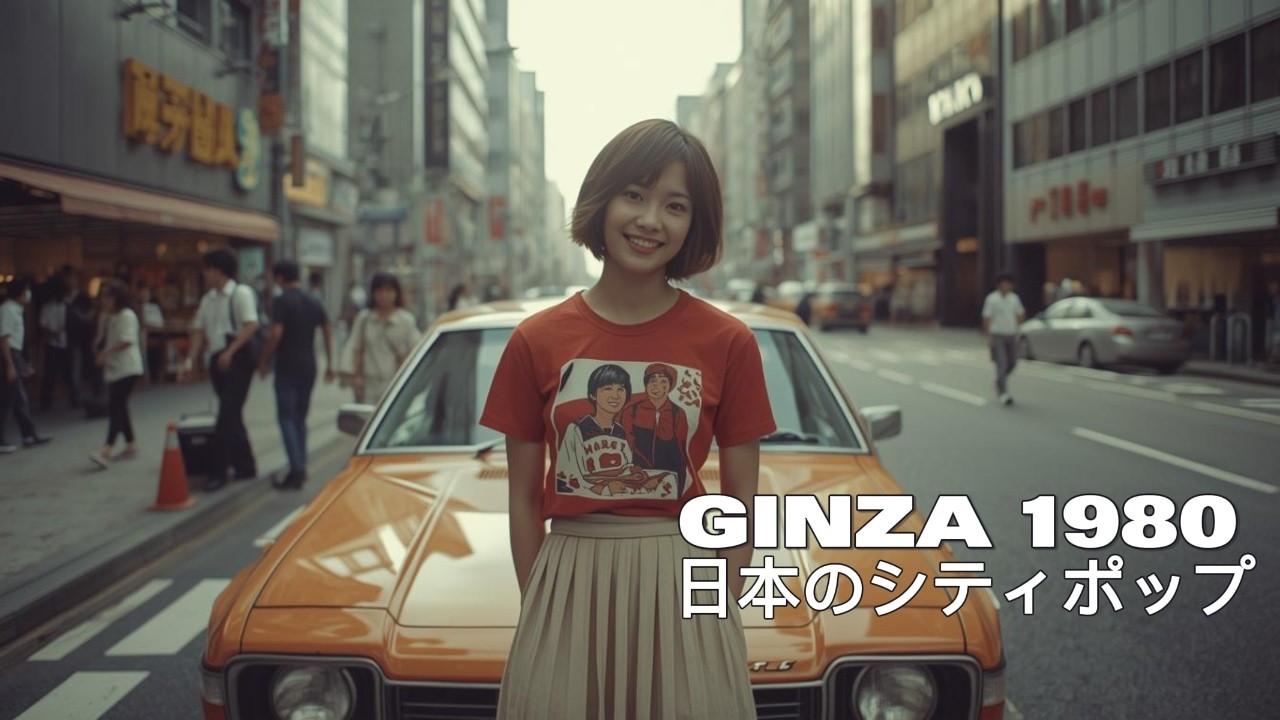Ginza 1980 🇯🇵 日本のシティポップ | 80s Retro Street Vibes