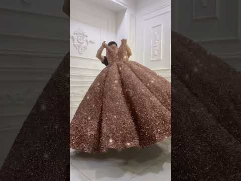 African Black Girls Sequined Prom Dress Rose Gold Formal Pageant Holidays  Wear Graduation Evening Party Gown Custom Made - Prom Dresses - AliExpress