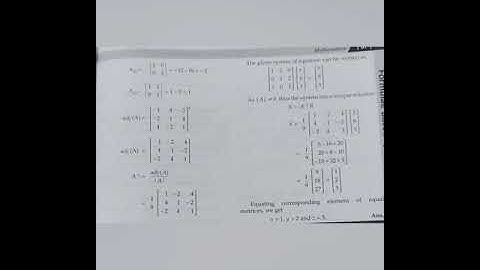 Matrices class 12 ISC #most  important questions 😯😯|| #short