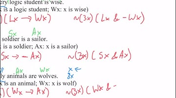 Quantifier/Predicate Logic Symbolizing pp.4-5