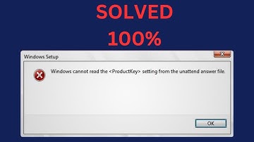 fix Windows cannot read the ProductKey setting from the unattended answer file | virtual machine