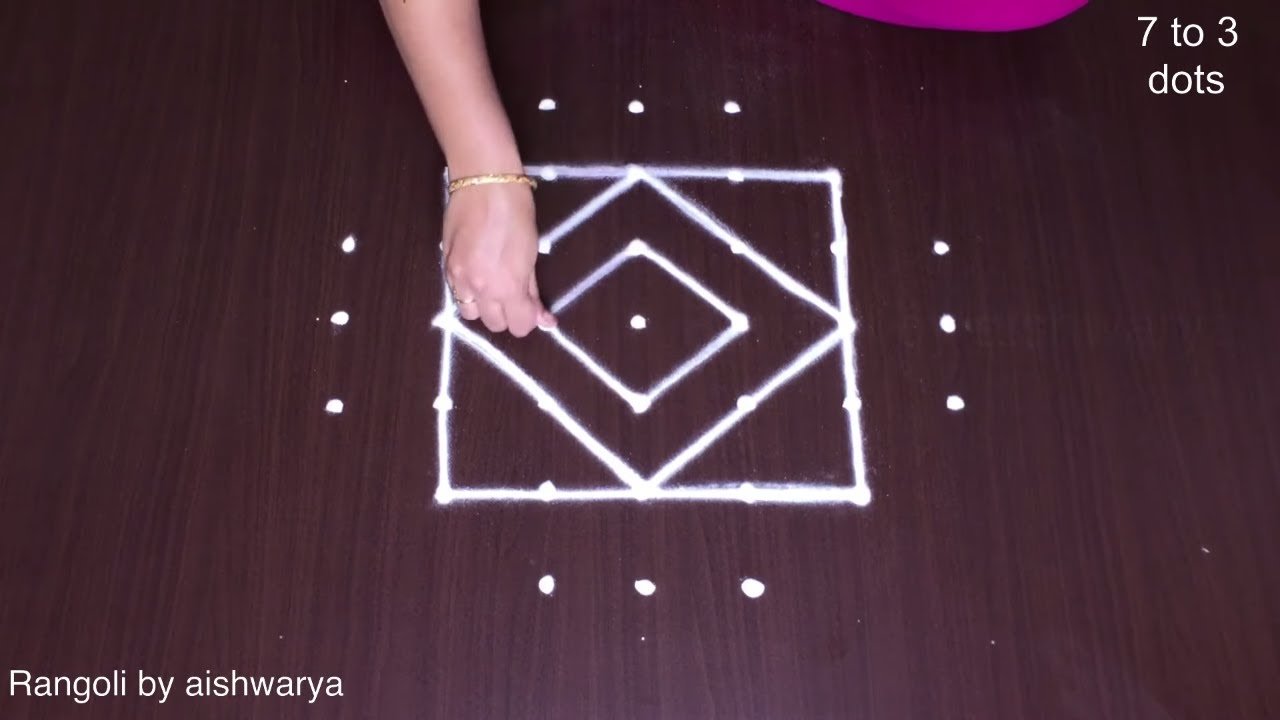 Navaratri Special Lakshmi Pooja Kolam