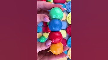 CLAY CRACKING ASMR - Guess The Color Inside #shorts #youtubeshorts #asmr