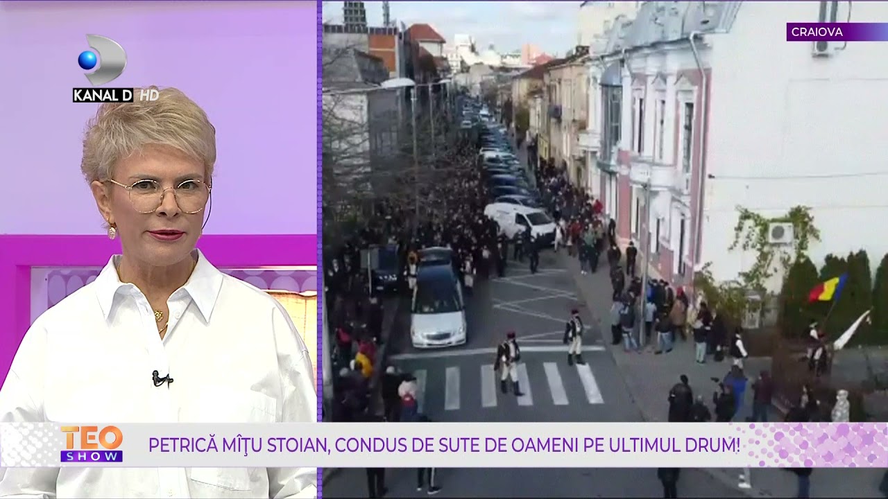 Teo Show(10.11.2021) - Petrica Mitu Stoian, condus pe ultimul drum de sute de oameni!
