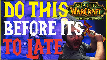 Do This RIGHT NOW To Prepare for Prepatch