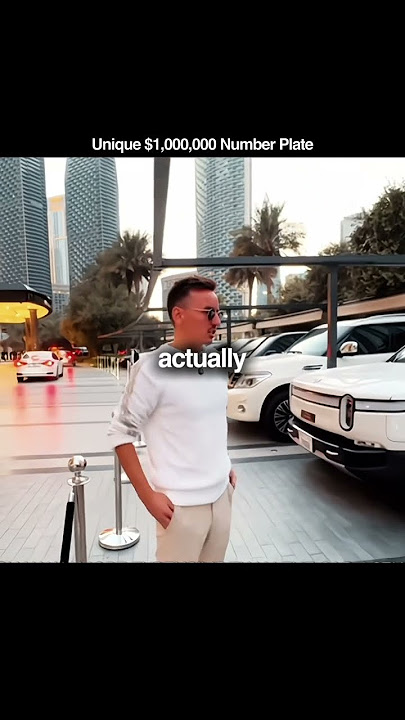 A $1,000,000 NUMBER PLATE?